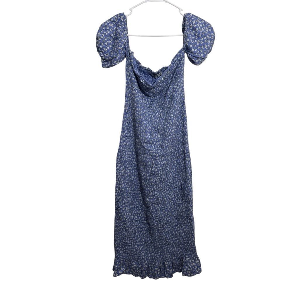 Abercrombie & Fitch Blue Floral Bodycon Dress